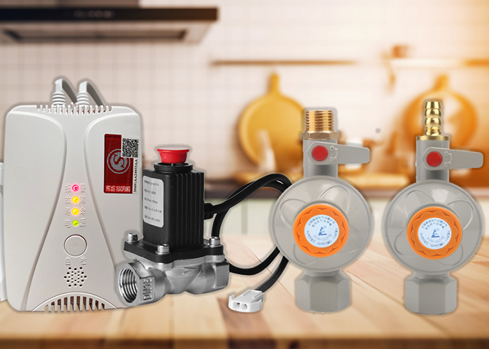 What is the role of the “three-piece set” of gas safety?